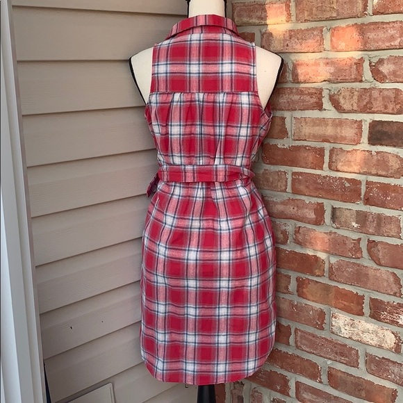 Plaid Sleeveless Dress XS - Picture 6 of 14